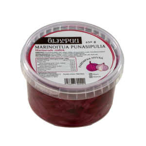 Öljypuu Marinoitu punasipuli 450 g